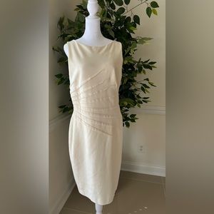 CACHE BOUTIQUE VINTAGE sleeveless sheath dress fully lined. Sz 14